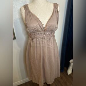 Whimsical romantic chiffon dress L